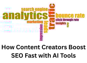 How content creators boost SEO Fast with AI Tools...webp